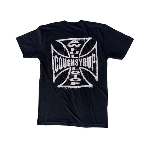 Awful Lot of Cough Syrup West Coast Choppers SS Black Tee