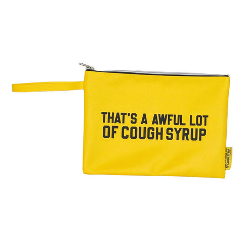 Awful Lot of Cough Syrup Yellow Money Bag