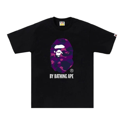 BAPE Color Camo By Bathing Ape Tee 'Black/Purple'
