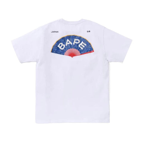 BAPE Japanese Fan Tee White