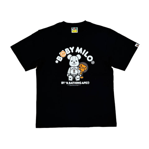 BAPE Medicom Bearbrick Baby Milo Black Tee