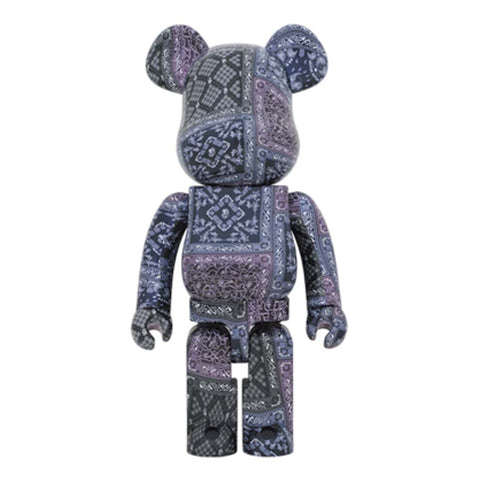 Bearbrick x BAPE 'Black Bandana' 1000%