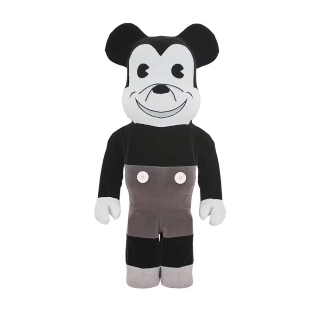 Bearbrick x Disney Mickey Mouse Vintage Version 1000% Black/White