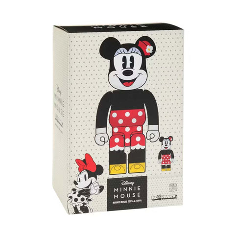 Bearbrick x Disney Minnie Mouse 100% & 400% Set