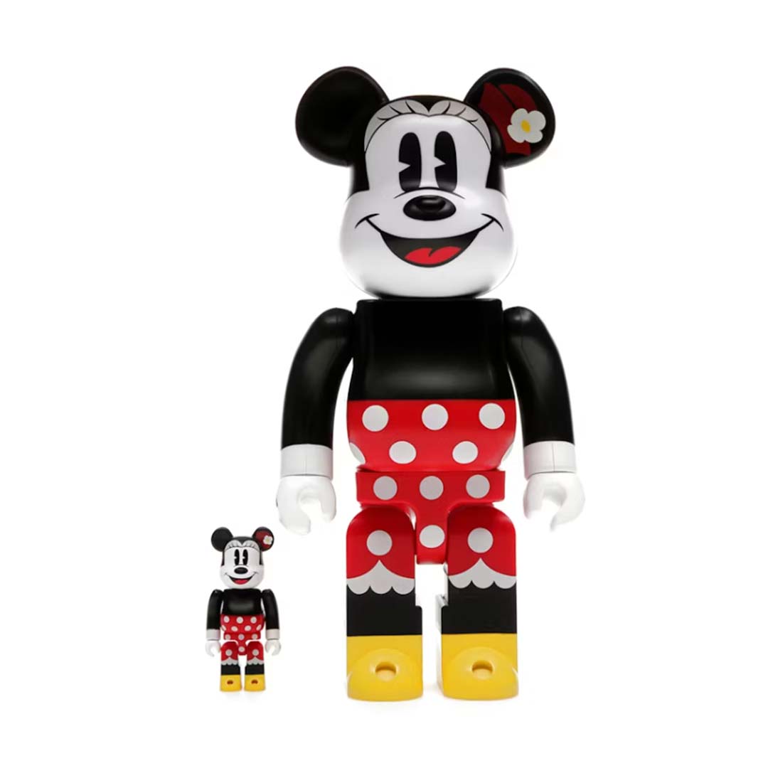 Bearbrick x Disney Minnie Mouse 100% & 400% Set