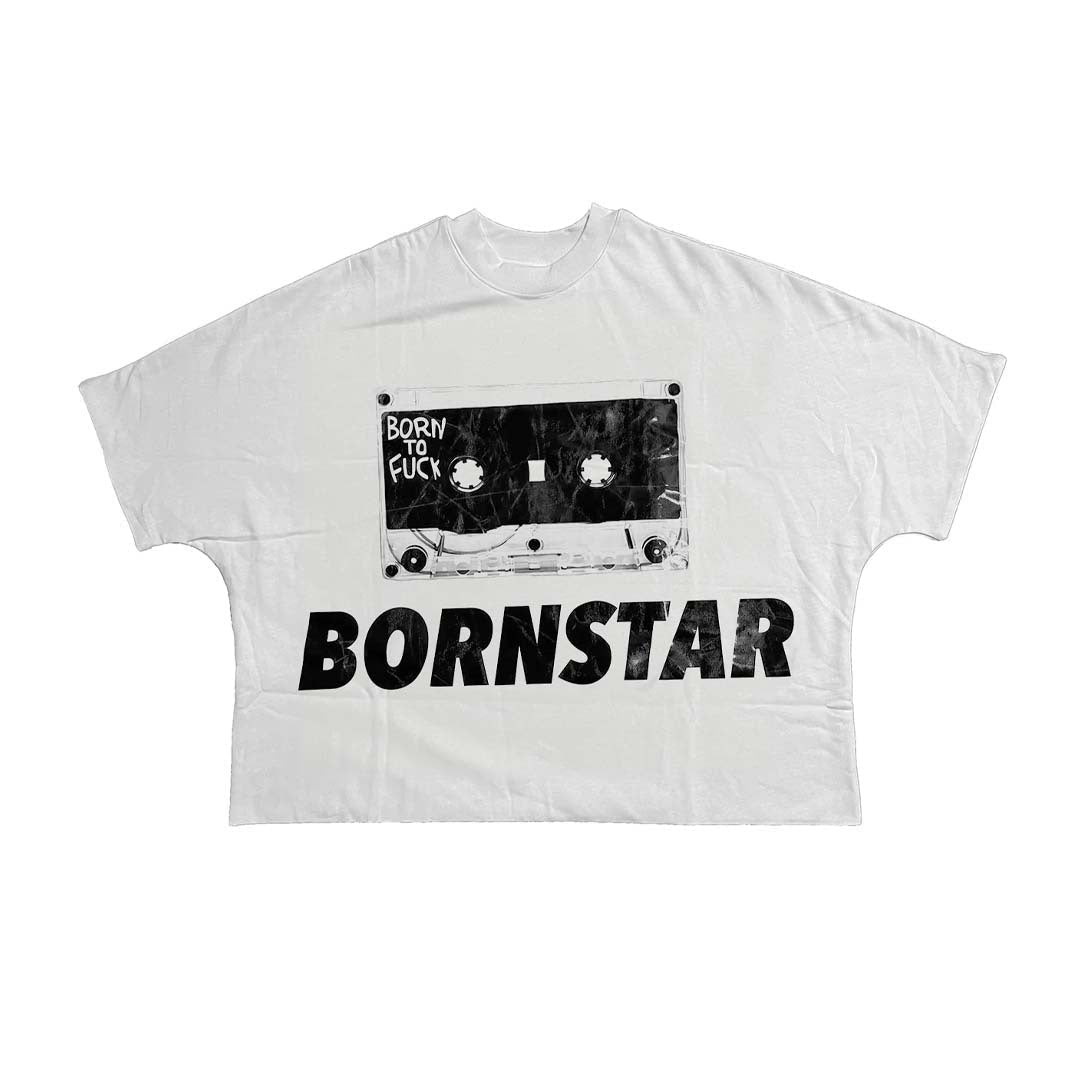 Billionaire Studios Bornstar White Tape Tee