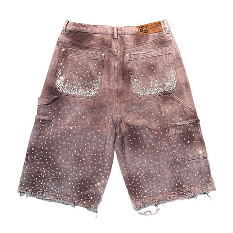 Birth of Royal Child Redial Diamond Shorts Brown