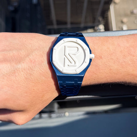 Ocean Blue — Metal Strap — Savonnette