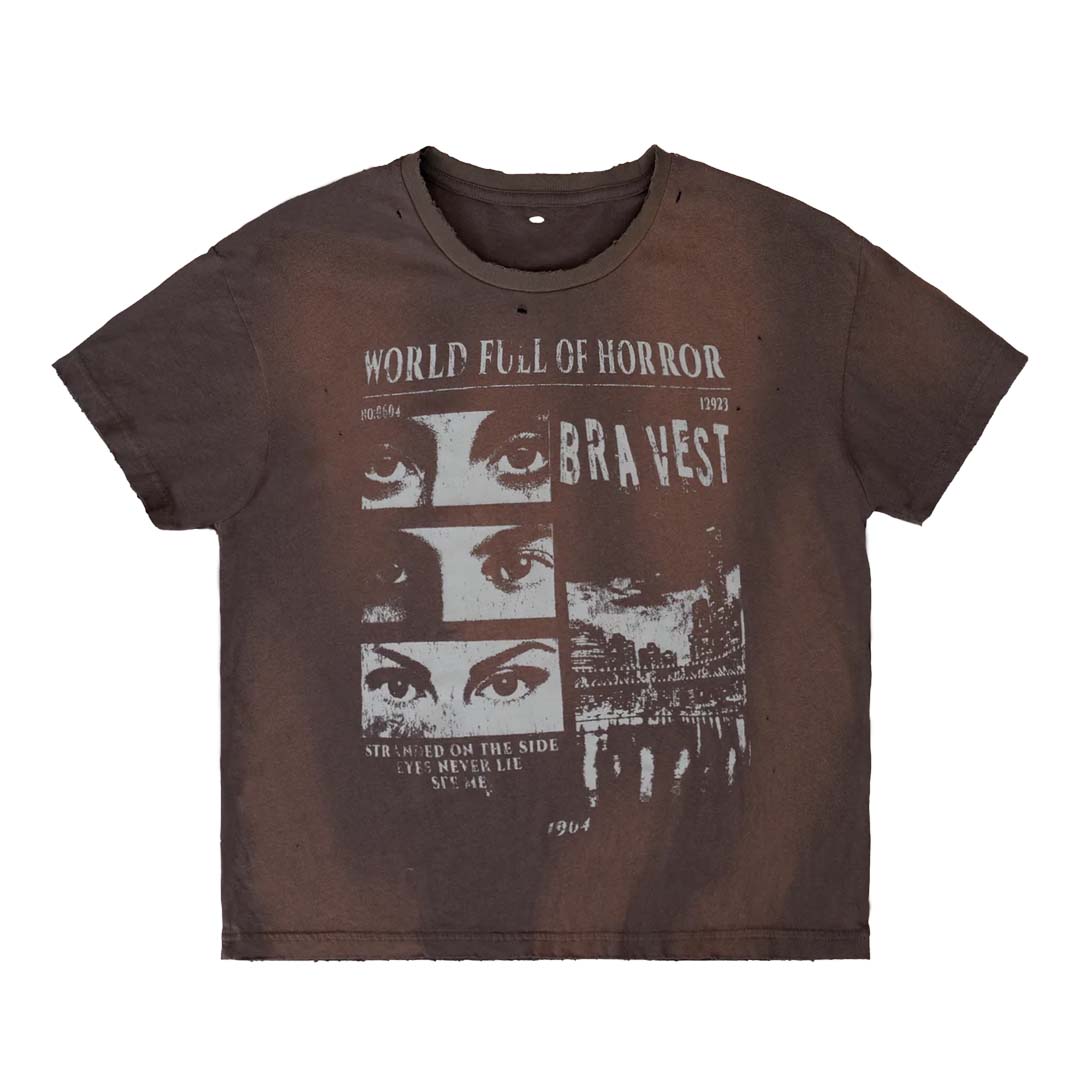 Bravest Horrors Tee Vintage Black