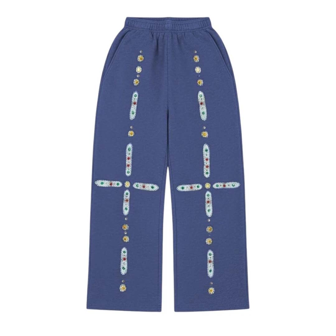 Bravest Sapphire Blue Baggy Sweatpants