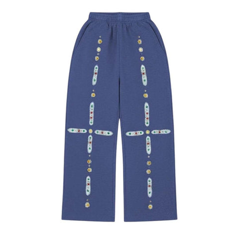 Bravest Sapphire Blue Baggy Sweatpants
