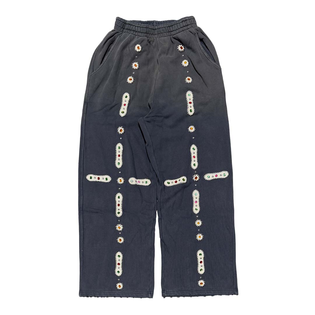 Bravest Sapphire Dark Grey Baggy Sweatpants