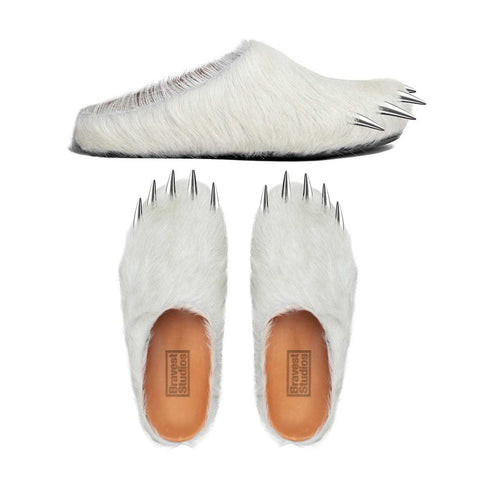 Bravest Studios Bear Claw Mule White