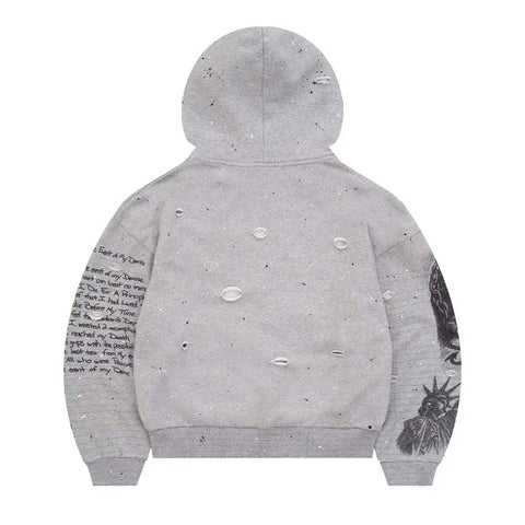 Bravest Studios Grey Sketch Hoodie