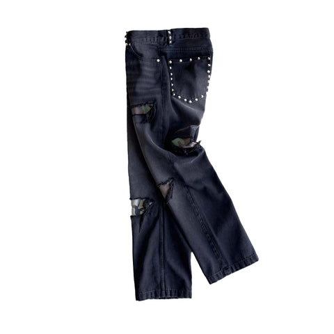 Bravest Studios Gutted Camo Black Denim Jeans