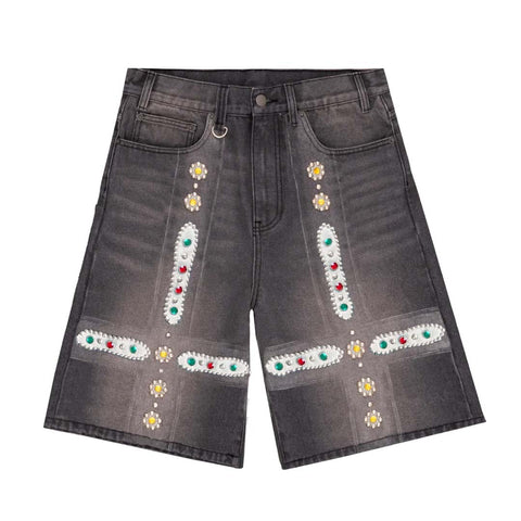 Bravest Studios Sapphire Denim Shorts Black