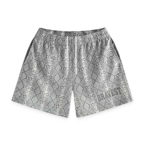 Bravest Studios Snakeskin Grey Shorts