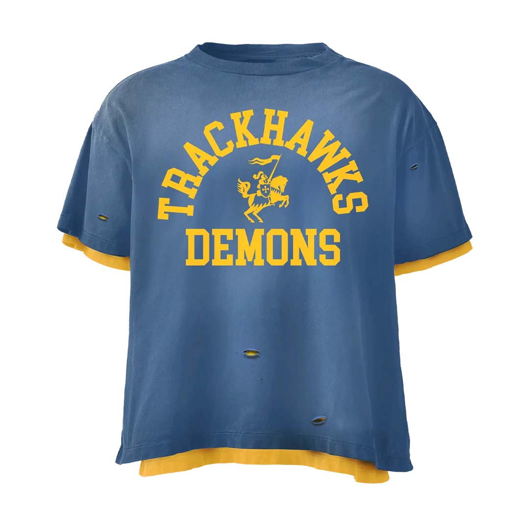 Bravest Studios Trackhawk Double Layer Tee Blue Yellow