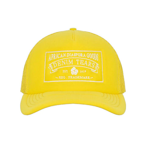 Denim Tears ADG Yellow Trucker Hat