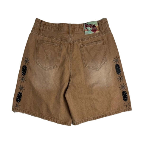 Dry Rot Cowboy Jewlz Brown Shorts