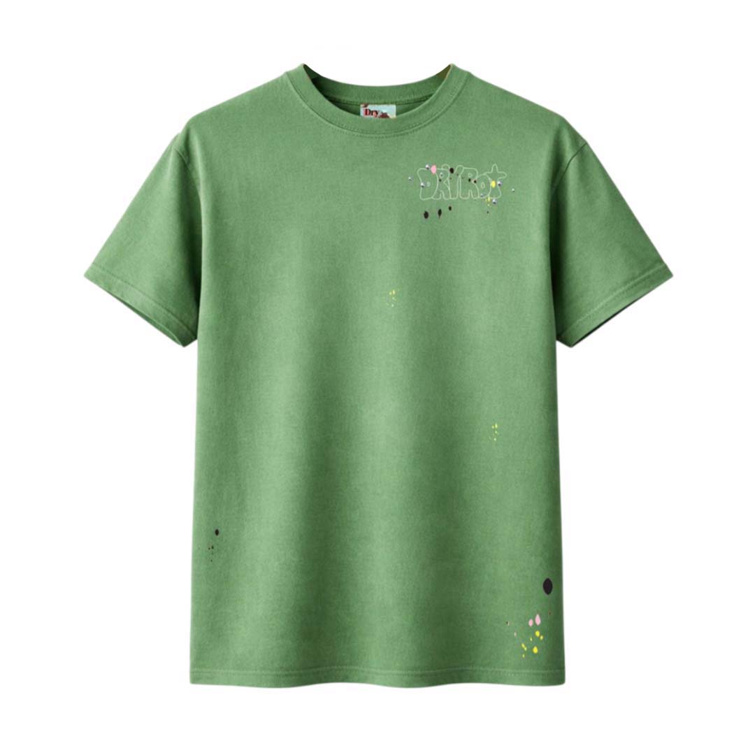 Dry Rot Dirty Silo Green Faded Tee