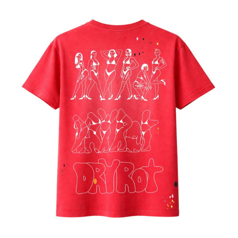 Dry Rot Dirty Silo Red Faded Tee