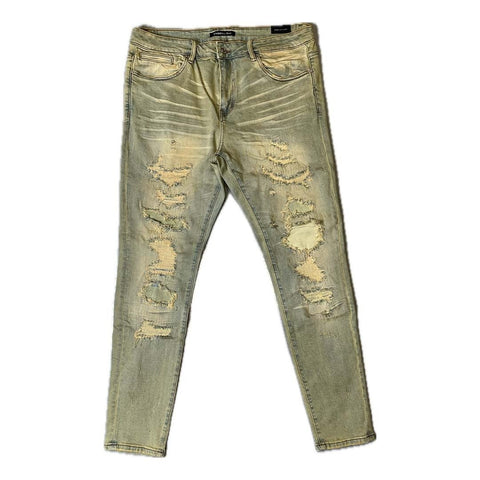 Embellish Cast Denim Light Blue Sand Jeans