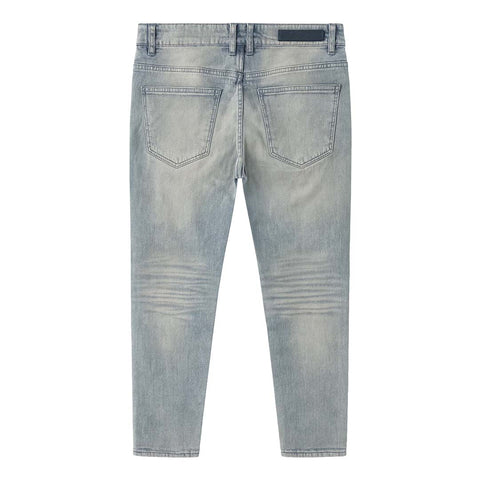 Embellish Slim Fit Jeans Sand Blue