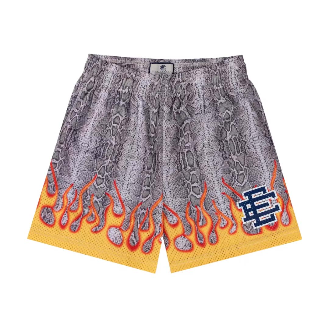Eric Emanuel EE Grey Snake Flame Shorts