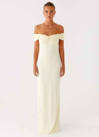 Countless Maxi Dress - Yellow