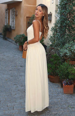 Too Many Questions Maxi Dress Lemon
