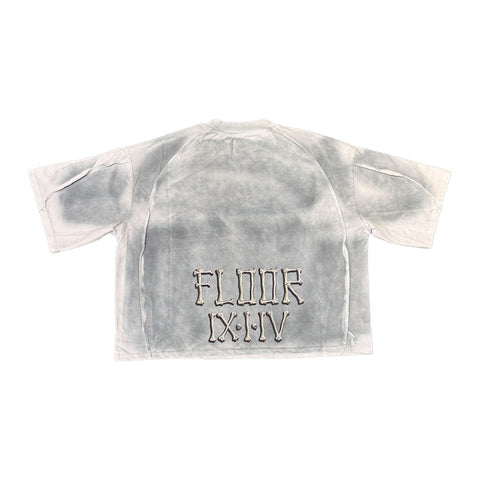 Floor 914 Reaper Oversized Boxy Tee White