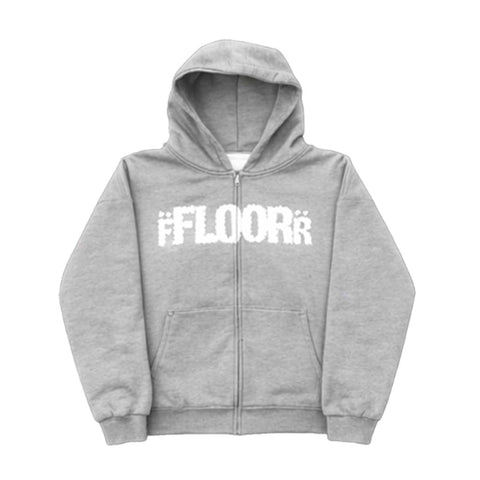 Floor 914 Studded Grey Hoodie