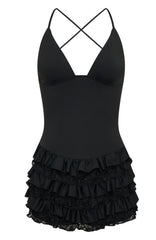 Dream Of Me Playsuit Black