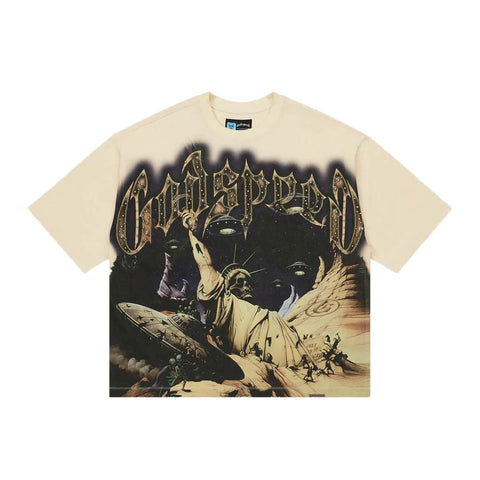 Godspeed Divine Extinction Tee Bone