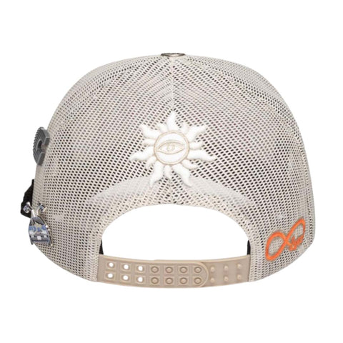 Godspeed Forever Trucker White Red Brim