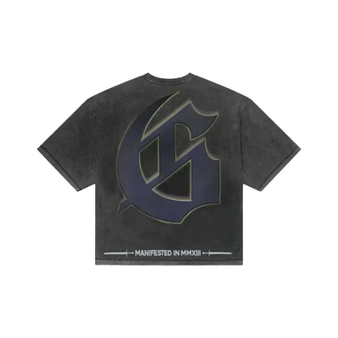 Godspeed Man in the Mirror Grey Wash Tee