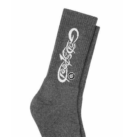 Godspeed New Age Socks Charcoal Grey White