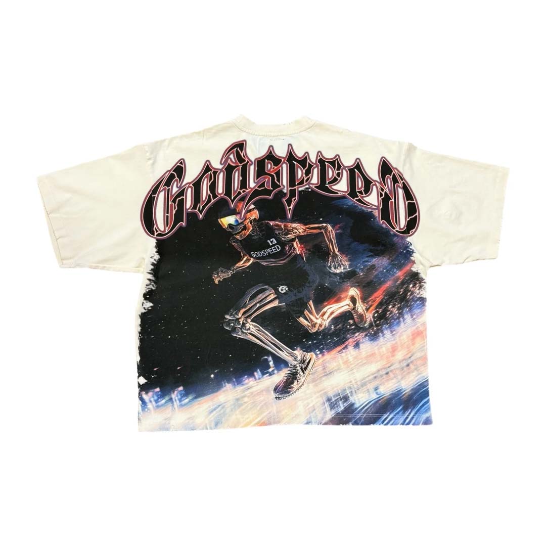 Godspeed Run Club Bone Tee