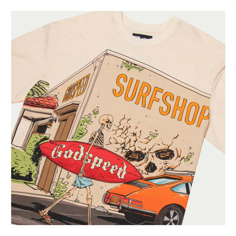 Godspeed Surf Shop Bone Tee
