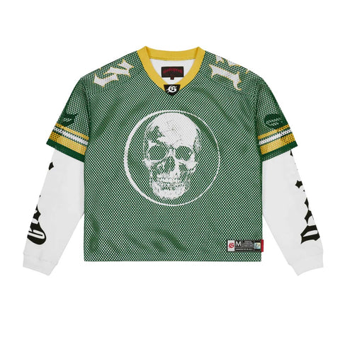 Godspeed TD Layered Jersey Long Sleeve Green Yellow White