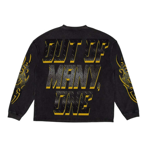 Godspeed Under Construction Long Sleeve Tee Black Wash