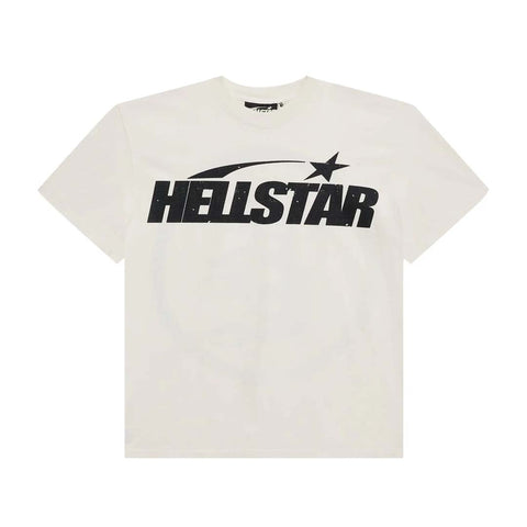 Hellstar Classic Tee Regular Print 'White/Black'