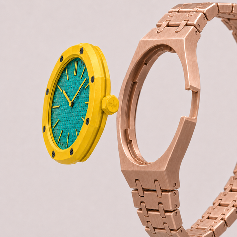 Rose Gold — Metal Strap — Savonnette