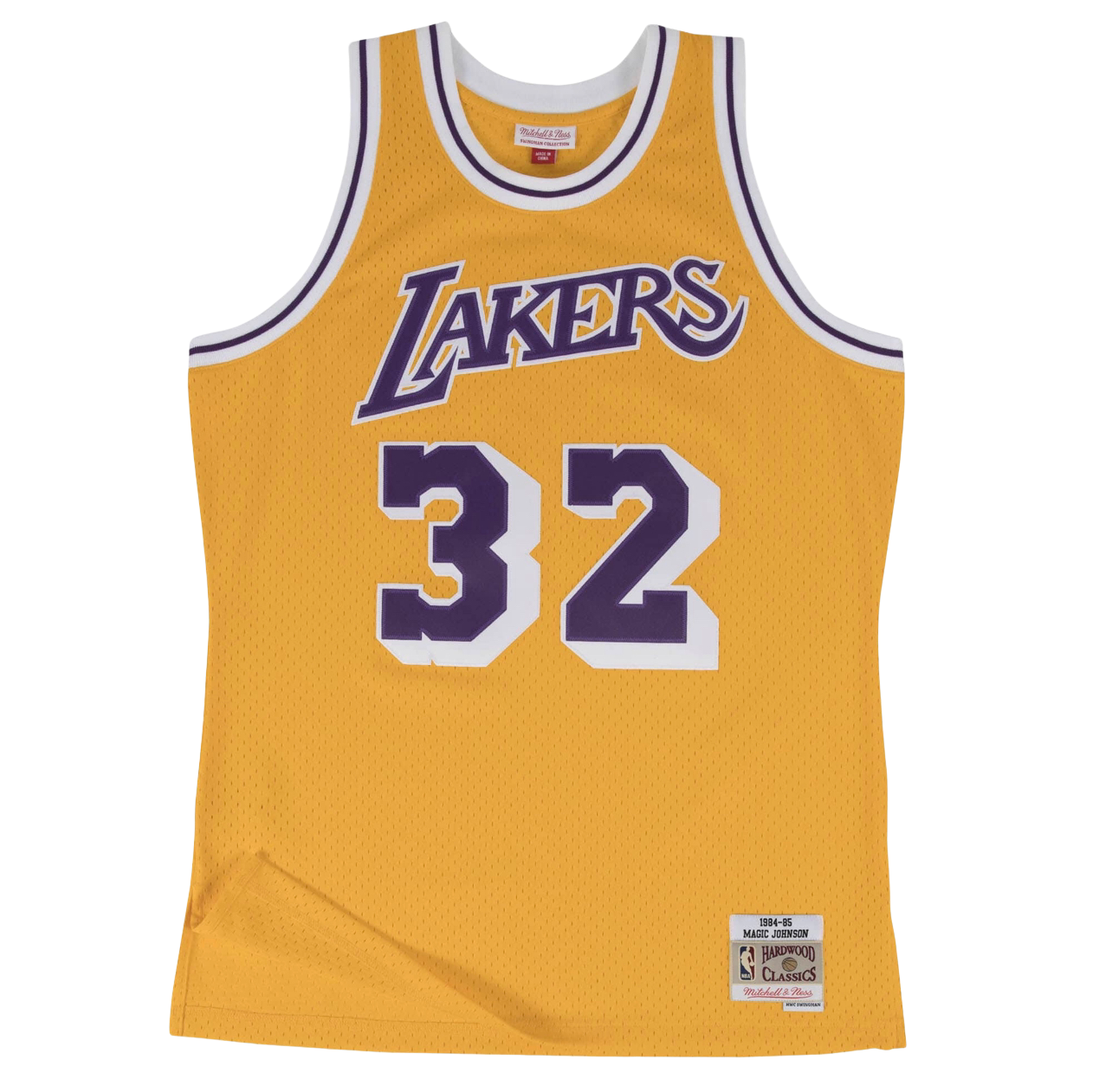 Los Angels Lakers Home 84-85 Johnson Jersey