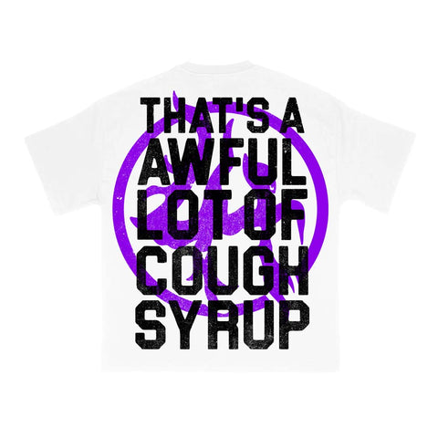 Lost Hills x Cough Syrup Spell Out Tee White