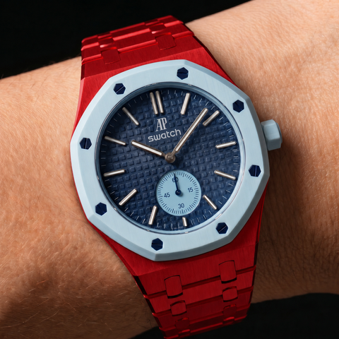 Racing Red — Metal Strap — Savonnette