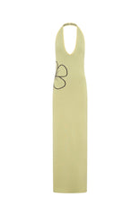 Baddie Era Knit Maxi Dress Lemon