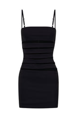 He Won't Hear This Mini Dress Black