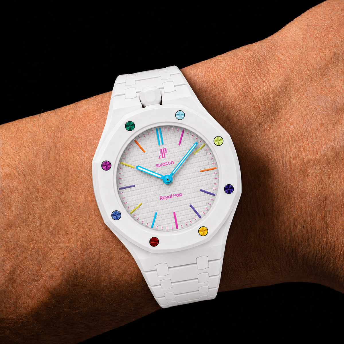 Alpine White — Metal Strap — Lépine